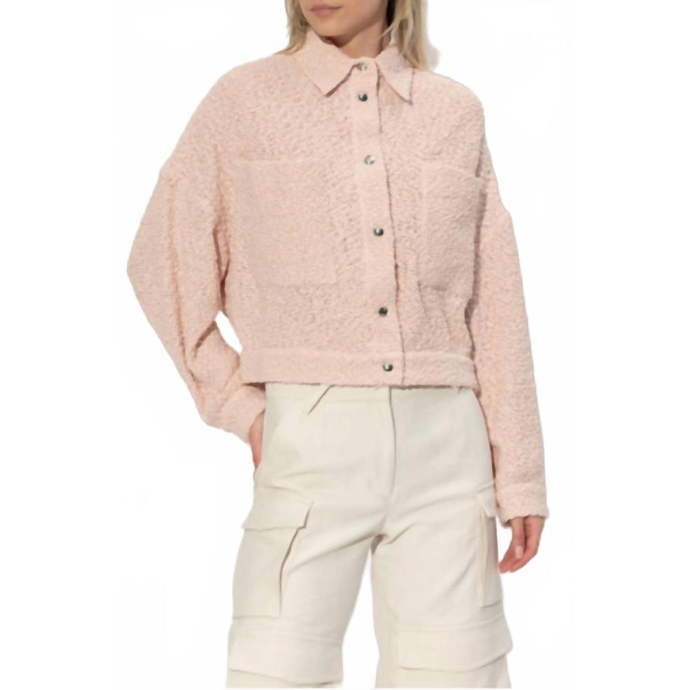 NEW IRO pabli jacket in blush pink